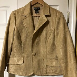 Gold blazer. Like new